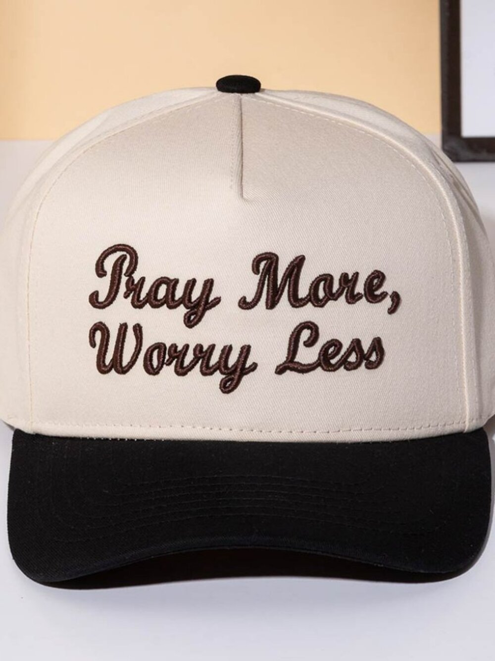PRAY MORE, WORRY LESS UNISEX HAT